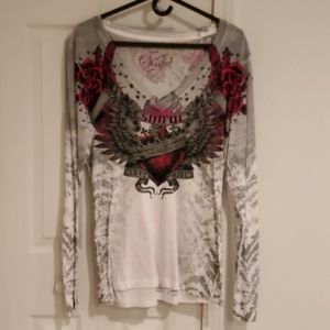 Ladies long sleeve extra large affliction